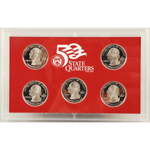 134 - Three United States Mint 50 State Quarters Silver Proof sets