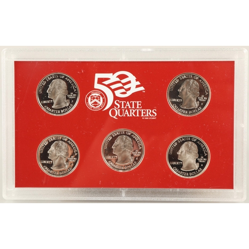 134 - Three United States Mint 50 State Quarters Silver Proof sets