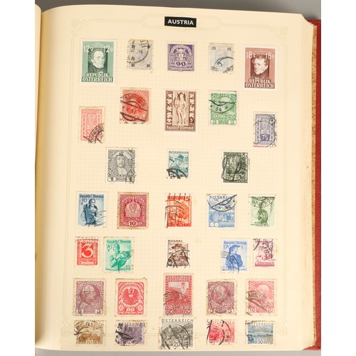 217 - Well-filled world stamp album