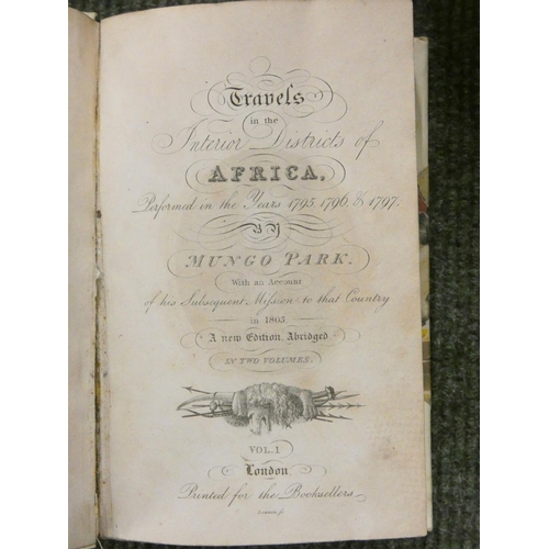 210 - PARK MUNGO.  Travels in the Interior Districts of Africa Performed in the Years 1795, 1796 & 178... 