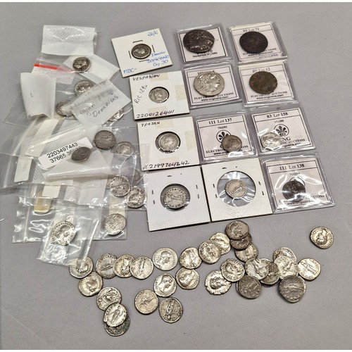 89A - Collection of coins to include Roman