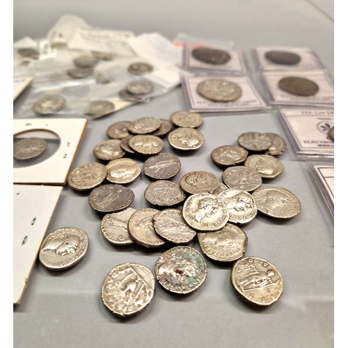 89A - Collection of coins to include Roman