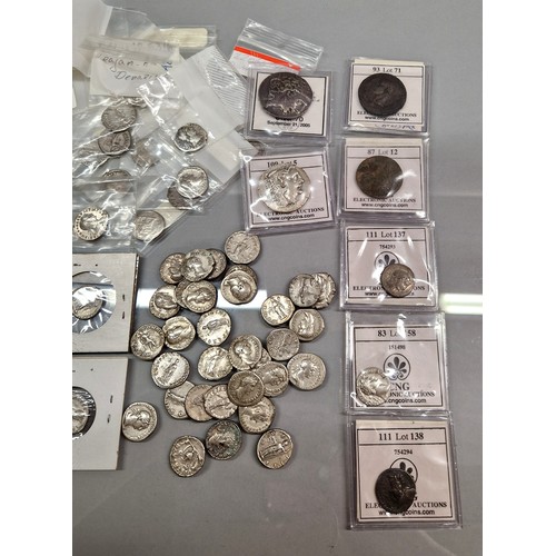 89A - Collection of coins to include Roman