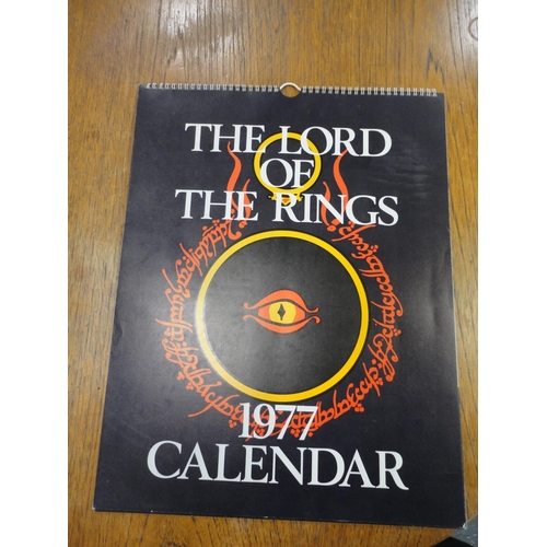 100 - The Hobbit calendar, 1976 and 1977.  (2)