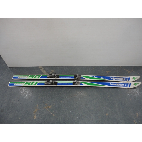 121 - Pair of Hagan Dynaglass skis, made in Austria.