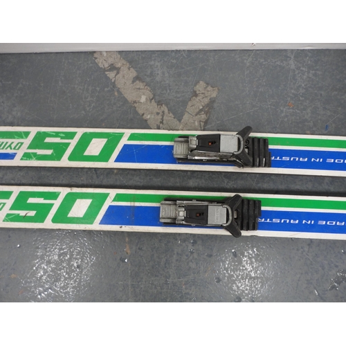 121 - Pair of Hagan Dynaglass skis, made in Austria.