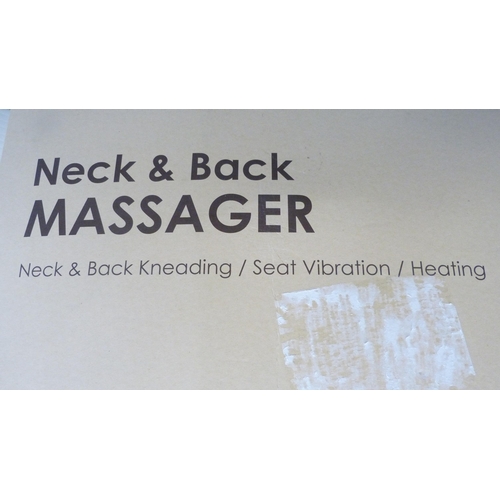 181 - Naipo neck and back massager, boxed.