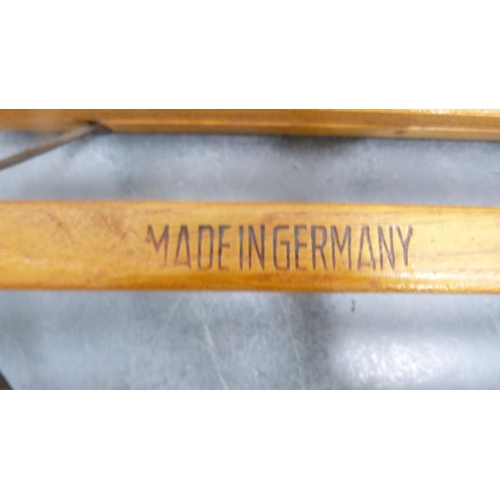 185 - German wooden sleigh.