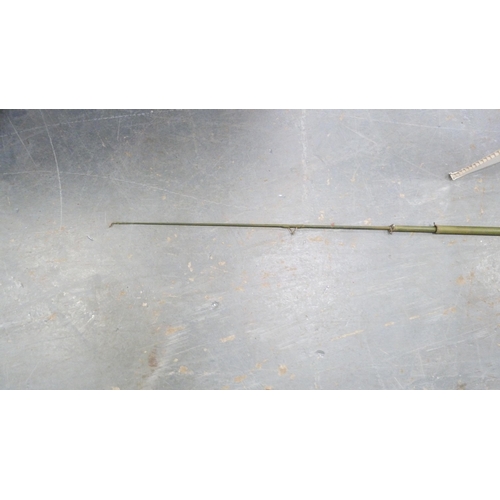 186 - Group of fishing rods and spinning reels.