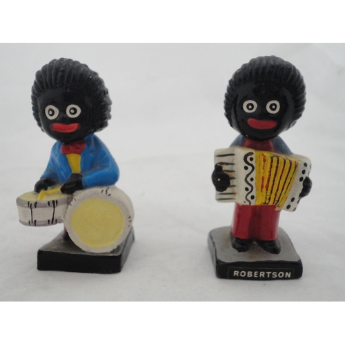 196 - Set of six hand-painted musical figures for Robertson's Jam.  (6)
