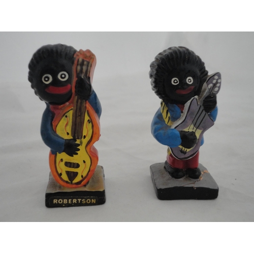 196 - Set of six hand-painted musical figures for Robertson's Jam.  (6)