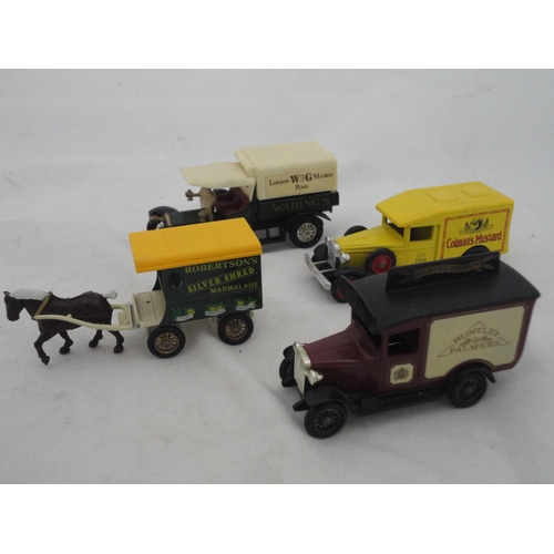 200 - Group of Days Gone By diecast model vans and vehicles.