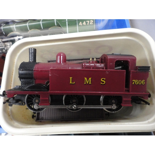 22 - Quantity of 00 gauge model railway coaches, locomotive and other parts, rolling stock, tankers etc.