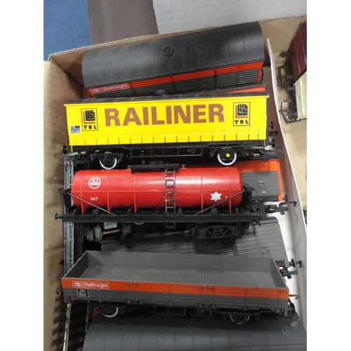 22 - Quantity of 00 gauge model railway coaches, locomotive and other parts, rolling stock, tankers etc.