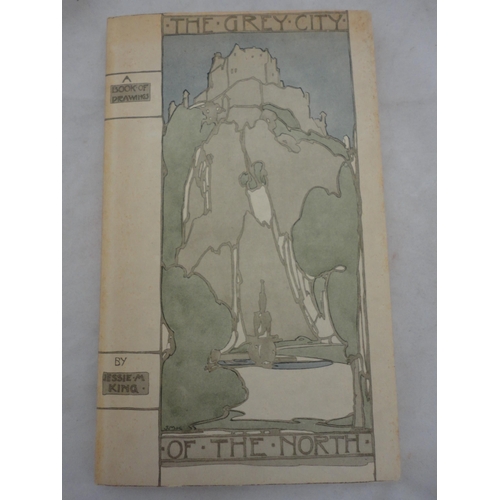233 - The Grey City of the North by Jessie Marion King, with inscription to the inside, edition published ... 