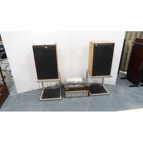 236 - Pioneer PL-112D stereo turntable with operating instructions, a Pioneer stereo receiver, model SX-55... 