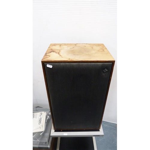 236 - Pioneer PL-112D stereo turntable with operating instructions, a Pioneer stereo receiver, model SX-55... 