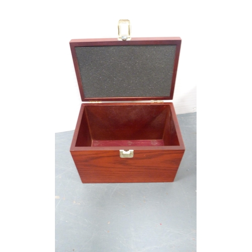 240 - Fortnum & Mason box containing a rugby ball, collector's box and a bottle rack etc.