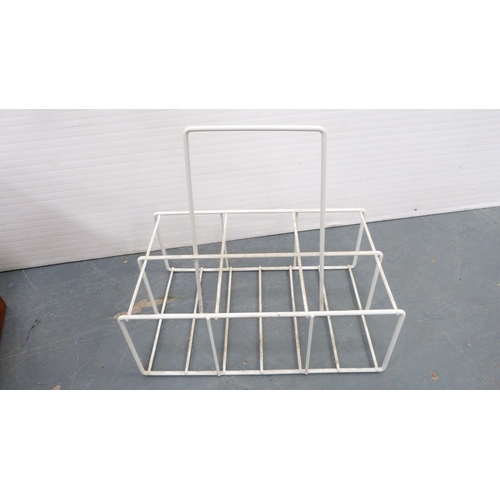 240 - Fortnum & Mason box containing a rugby ball, collector's box and a bottle rack etc.