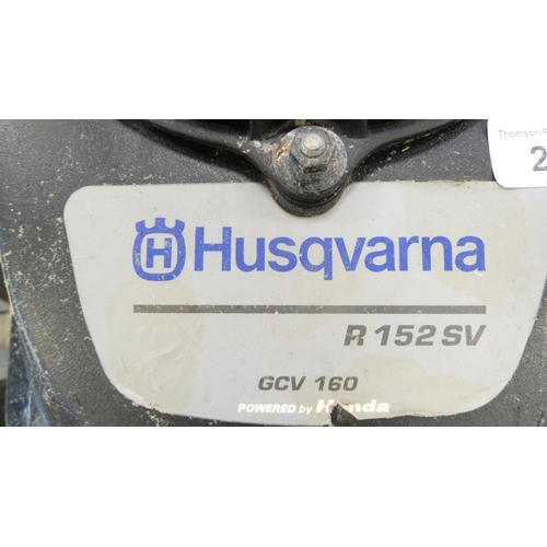 281 - Husqvarna AutoWalk R152SV petrol lawnmower.