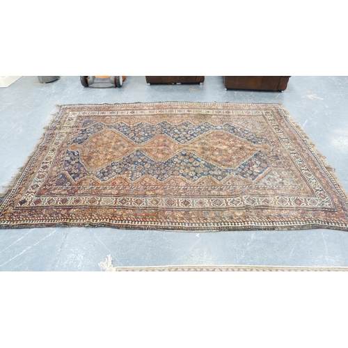 289 - Persian hand-knotted rug in Caucasian colours.