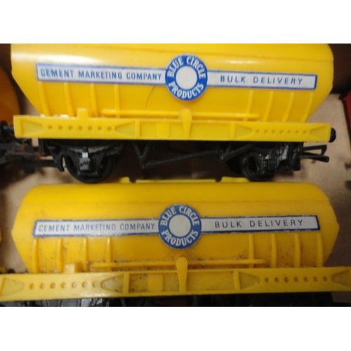 29 - Two cartons containing rolling stock, tankers etc.