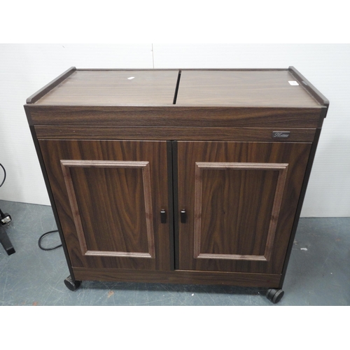 311 - Corby 500 trouser press/valet stand, and a hostess trolley.  (2)