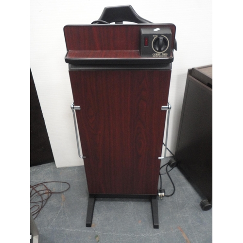 311 - Corby 500 trouser press/valet stand, and a hostess trolley.  (2)