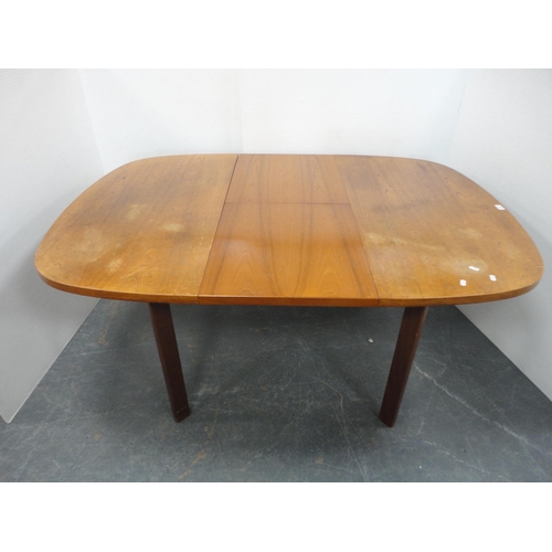 317 - G Plan teak extending dining table.