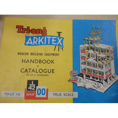 36 - Tri-ang Arkitex scale model construction kit with booklet.