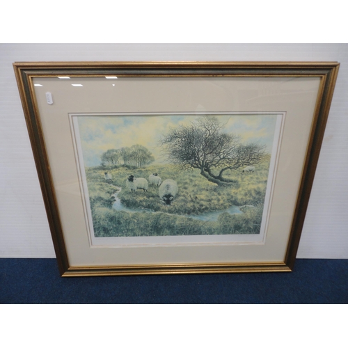 49 - Kenneth LeechEvening Pasture, Moorland Stream and Quiet WatersThree pencil signed limited edition ar... 