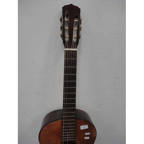 55 - Moridaira acoustic guitar, no. 841.