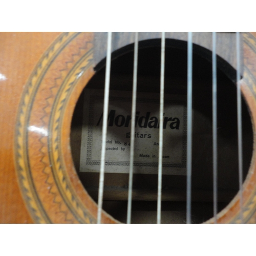 55 - Moridaira acoustic guitar, no. 841.