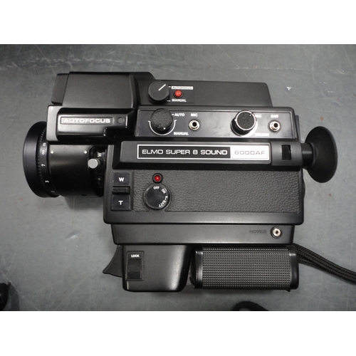 78 - Hanimex SR8600 8mm sound movie projector, fitted box, Flectalux 1000MLA floodlight, and an Elmo Supe... 