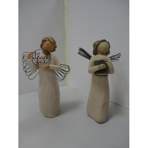 81 - Seven Willow Tree figures.  (7)