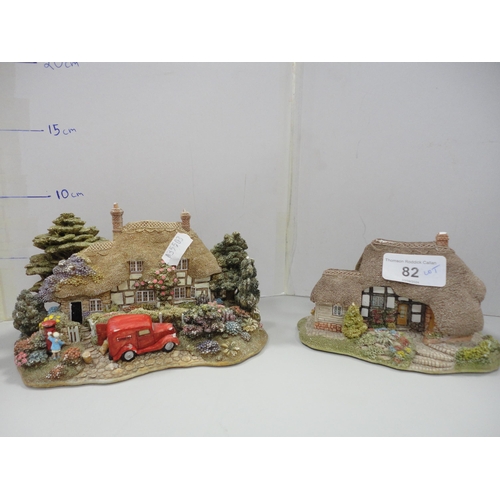 82 - Group of Lilliput Lane, Academy and other house models.  (9)