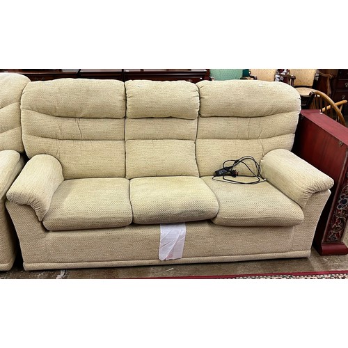 612 - G-Plan pair of three seater settees and two seater settee(3)