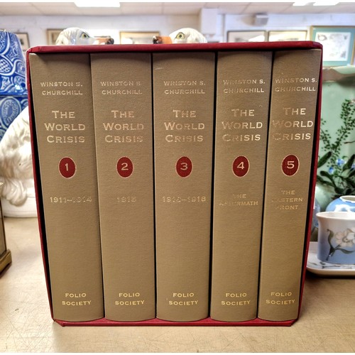 287 - Winston Churchill The World Crisis, Folio Society in slip case.