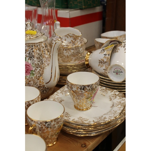 135 - Tea and coffee ware to include Royal Tron fine bone china coffee set, a Windsor bone china teaset, a... 