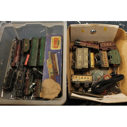 143 - Model railways to include a Hornby Dublo GPO Van set, locomotives, etc., OO and O gauge.