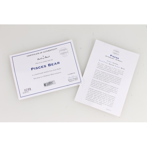 175 - Danbury Mint Steiff Pisces bear.