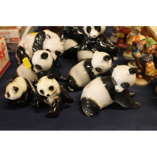 44 - USSR porcelain panda models.