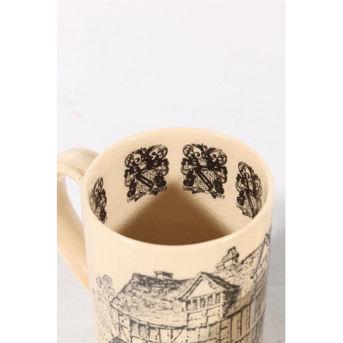 87 - Three Dianthus Ceramics creamware limited edition tankards with William Shakespeare's Hamlet, Richar... 