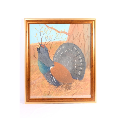 340 - RALSTON GUDGEON RSW (Scottish, 1910-1984) *ARR* Capercaillie Watercolour, signed lower right, 61cm x... 