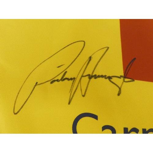 378 - Golfing Interest. 136th Open Championship Carnoustie 2007 pin flag signed by the winning golfer Padr... 