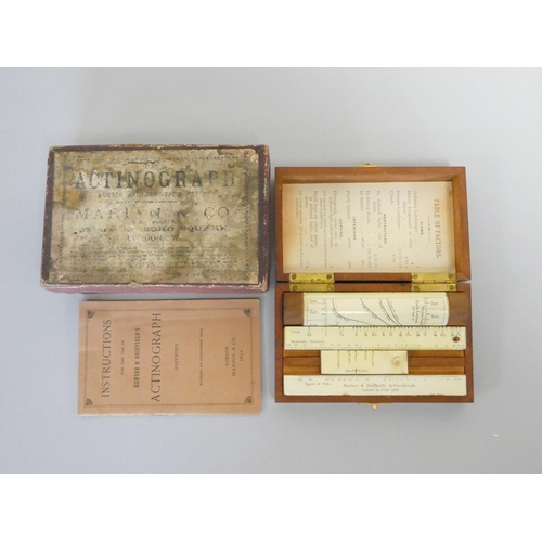 391 - Victorian Hurter & Driffield's Actinograph photographic exposure calculator patent no.5545 ... 