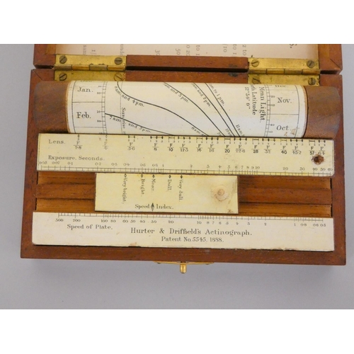 391 - Victorian Hurter & Driffield's Actinograph photographic exposure calculator patent no.5545 ... 