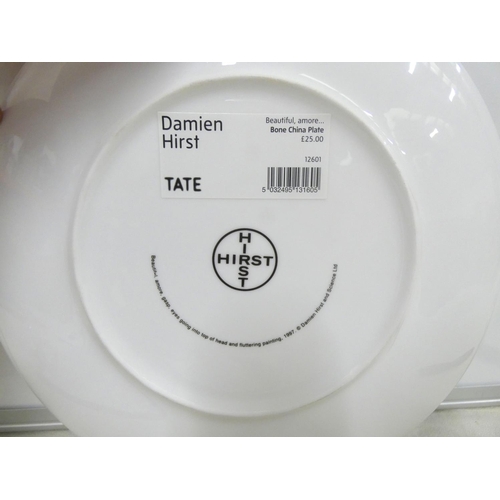 7 - Damien Hirst 1997 collectors plate retailed by  The Tate.