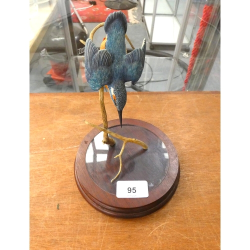 95 - Border Fine Arts, Kingfisher, signed Ayres.