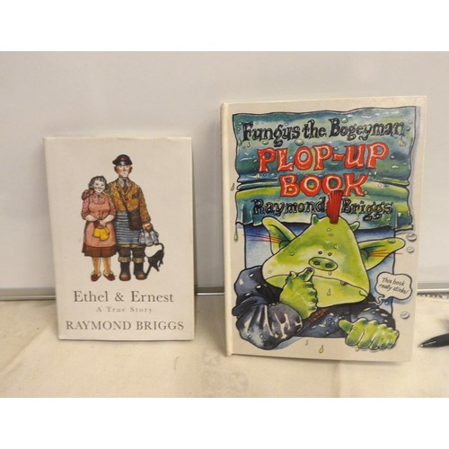 14 - Two Raymond Briggs books including Fungus The Bogeyman Plop Up book.